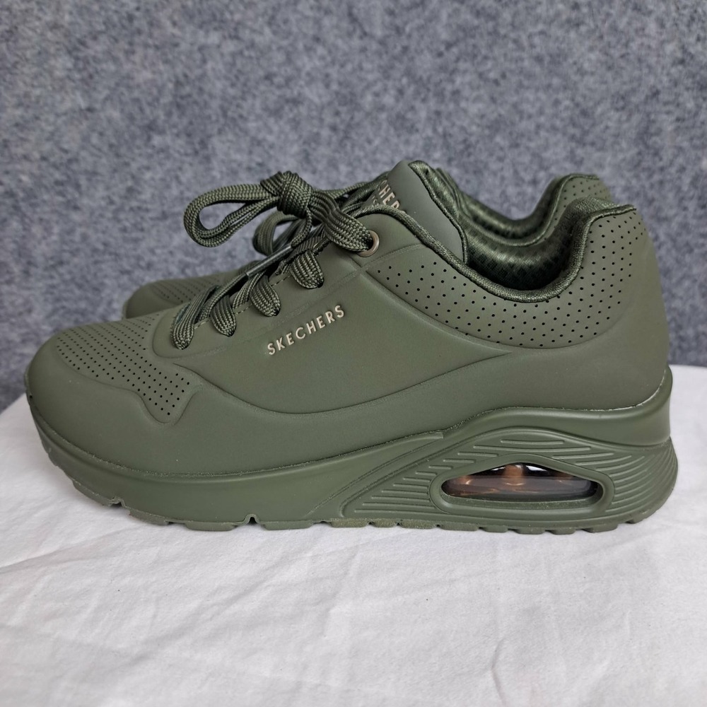 Skechers Uno Stand On Air Sage Green Womens Size 7 Memory Foam. Worn Once. 73690